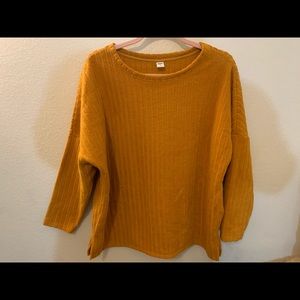 Orange/Tan Sweater